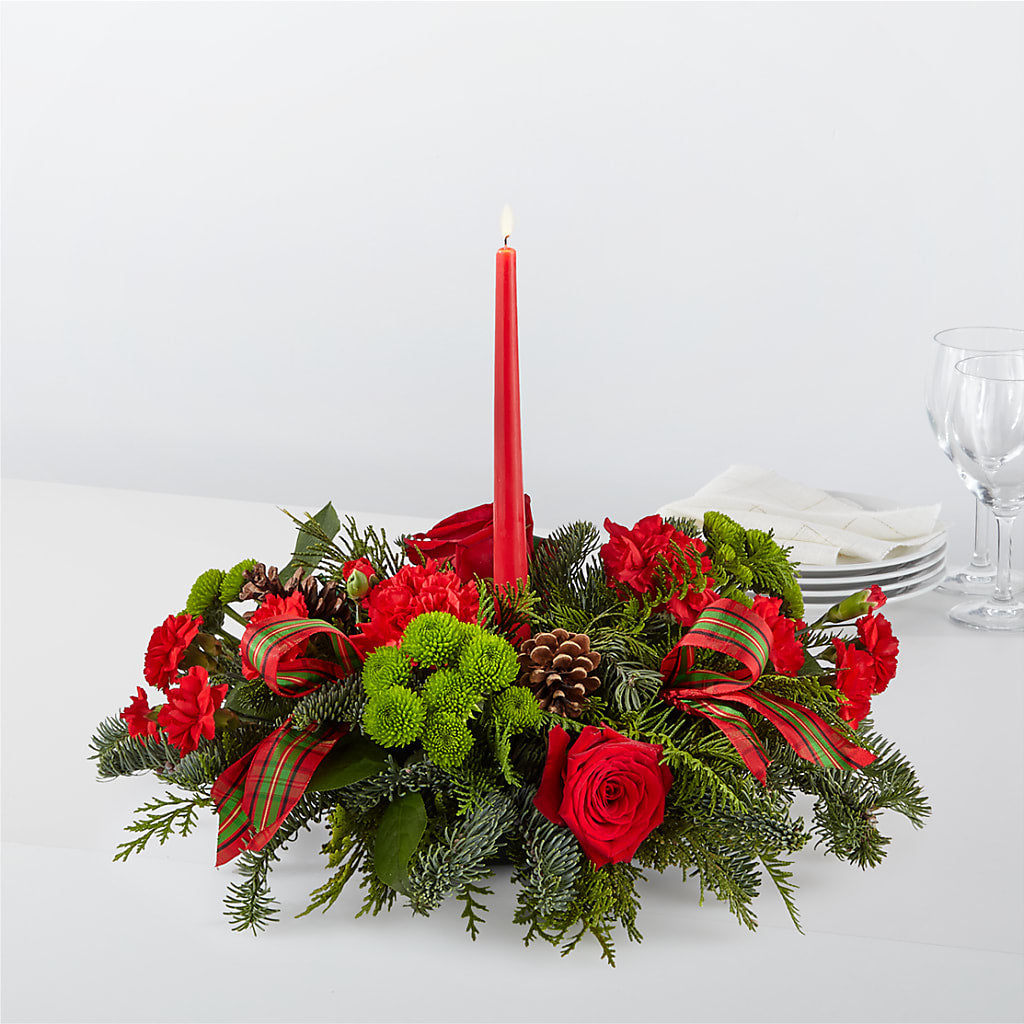 By the Candlelight Centerpiece – 175 MERCANTILE FLORAL & GIFT, Lake City IA