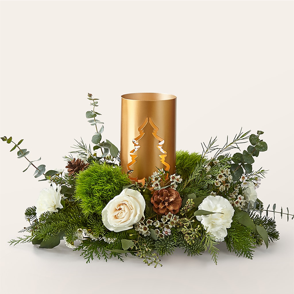 Chestnuts Roasting Centerpiece – 175 MERCANTILE FLORAL & GIFT, Lake City IA