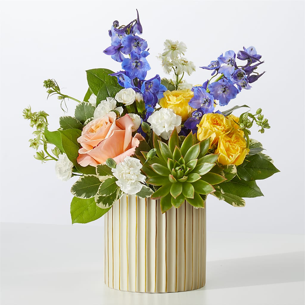 Cobalt Reverie Bouquet – 175 MERCANTILE FLORAL & GIFT, Lake City IA