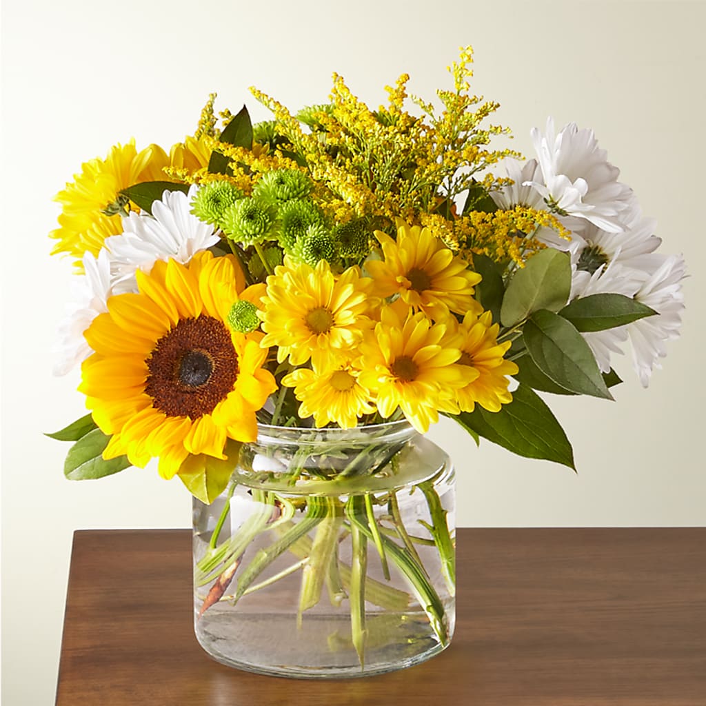 Hello Sunshine Bouquet – 175 MERCANTILE FLORAL & GIFT, Lake City IA