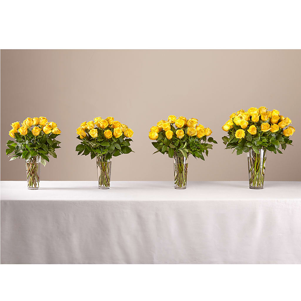 Long Stem Yellow Rose Bouquet – 175 MERCANTILE FLORAL & GIFT, Lake City IA