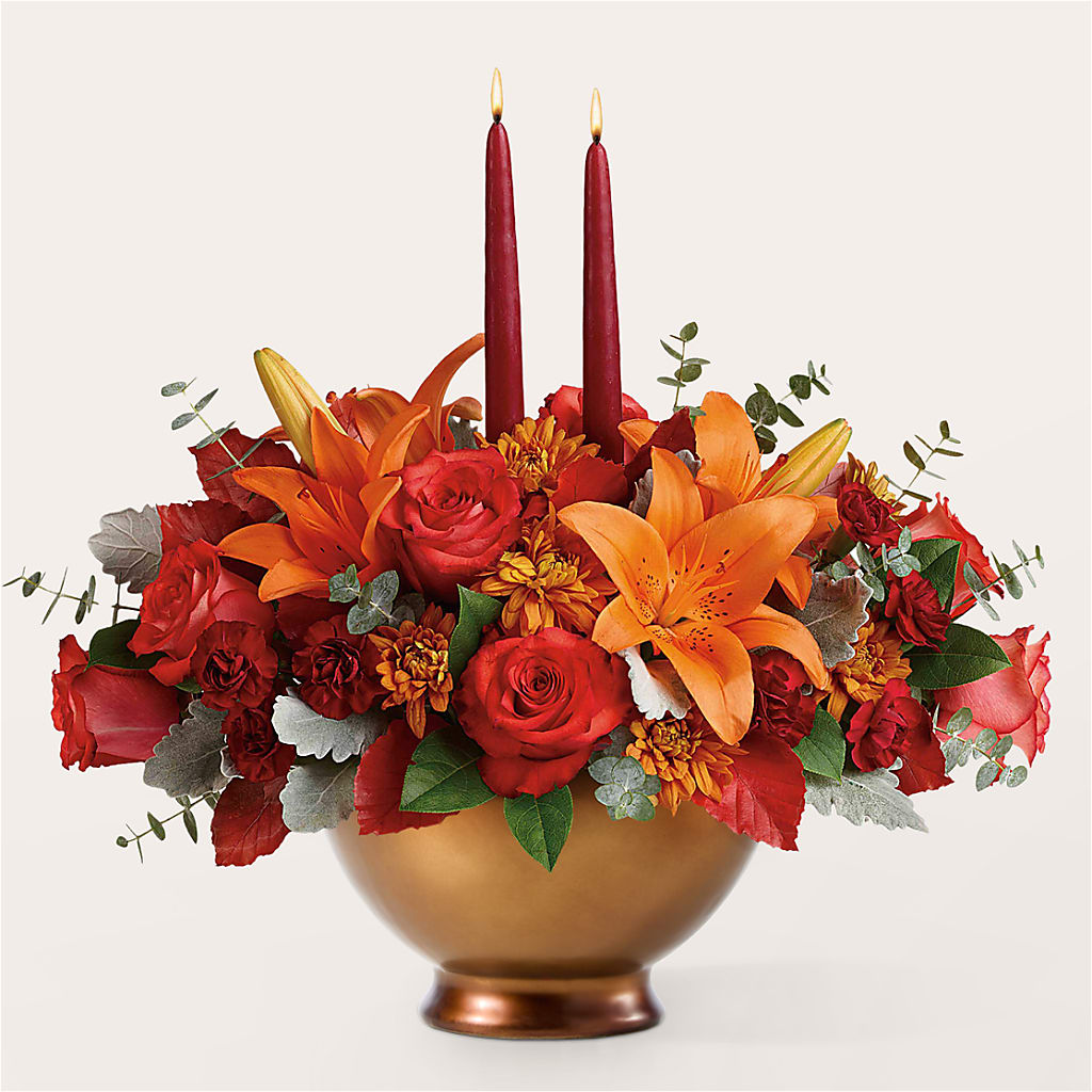 Fruits of Fall Centerpiece – 175 MERCANTILE FLORAL & GIFT, Lake City IA