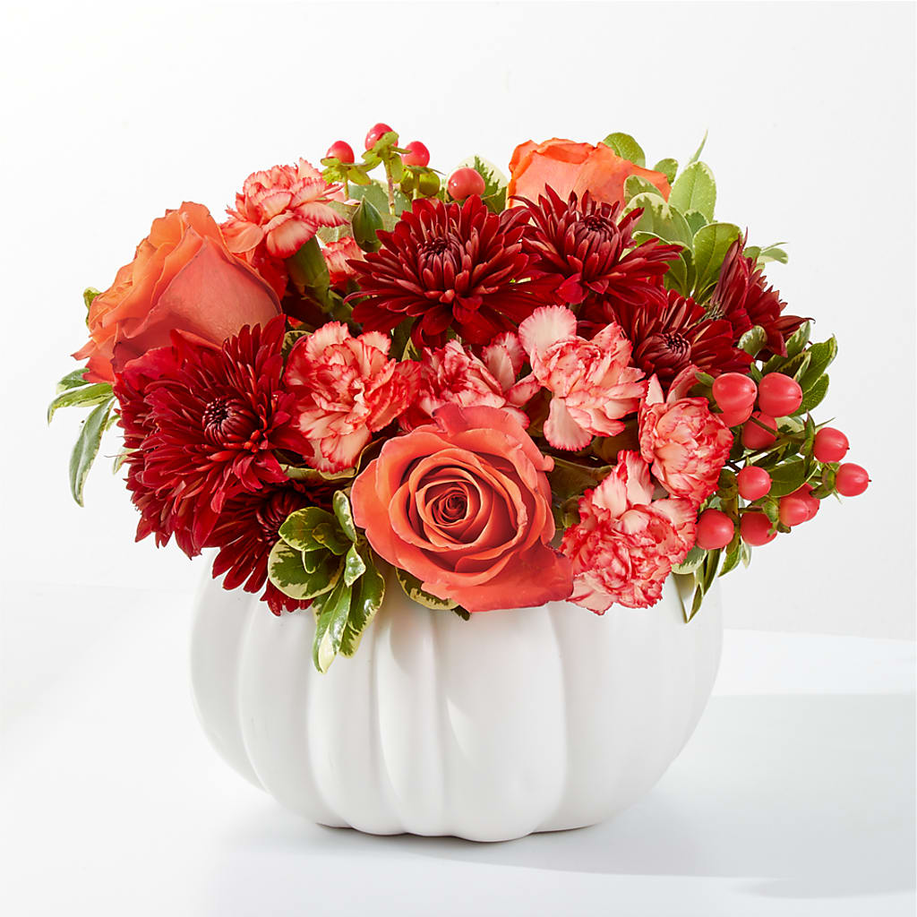 Autumn Air Pumpkin Bouquet – 175 MERCANTILE FLORAL & GIFT, Lake City IA
