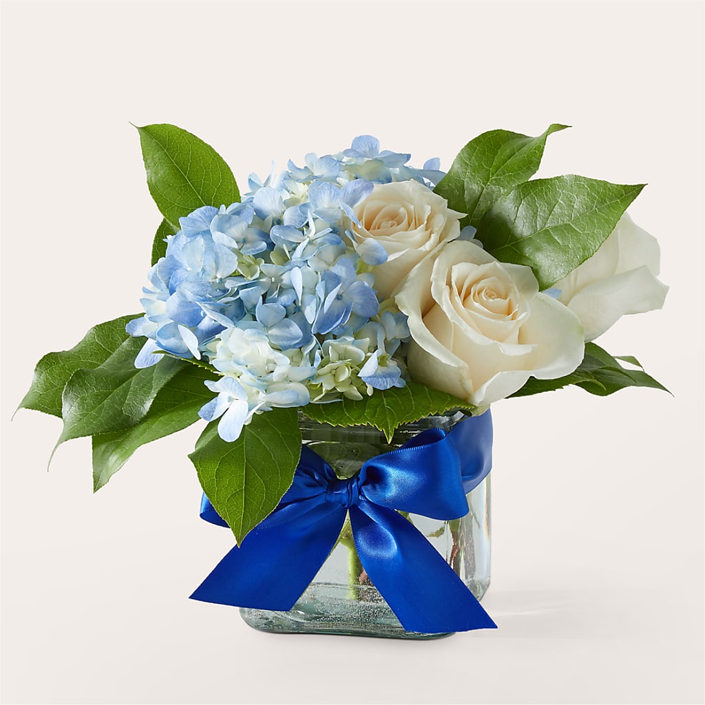 Sky Blue Delight Bouquet – 175 MERCANTILE FLORAL & GIFT, Lake City IA