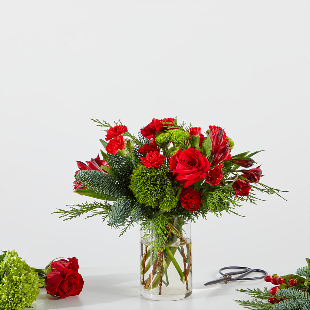 Merry Moment Bouquet – A Florist Original – 175 MERCANTILE FLORAL & GIFT, Lake City IA