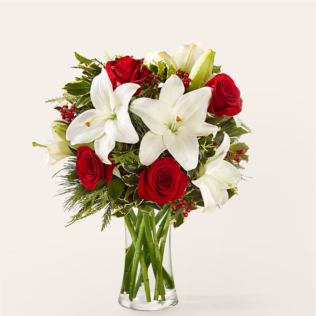 Sparkling Snowflakes Bouquet – 175 MERCANTILE FLORAL & GIFT, Lake City IA