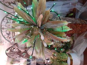 Foam Flowers and Lights