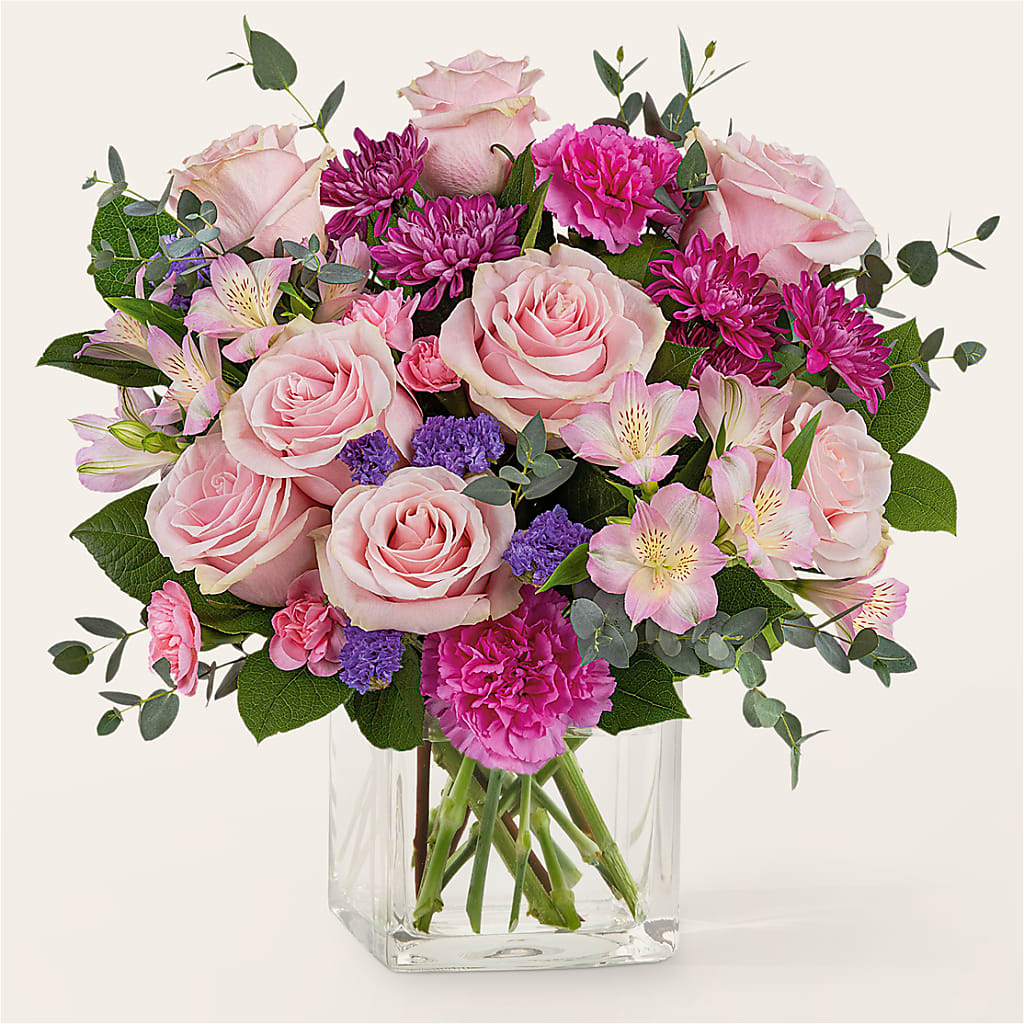 Rosy Radiance Bouquet – 175 MERCANTILE FLORAL & GIFT, Lake City IA