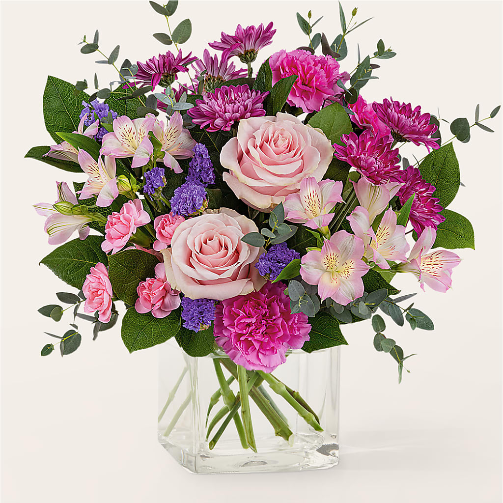 Rosy Radiance Bouquet – 175 MERCANTILE FLORAL & GIFT, Lake City IA