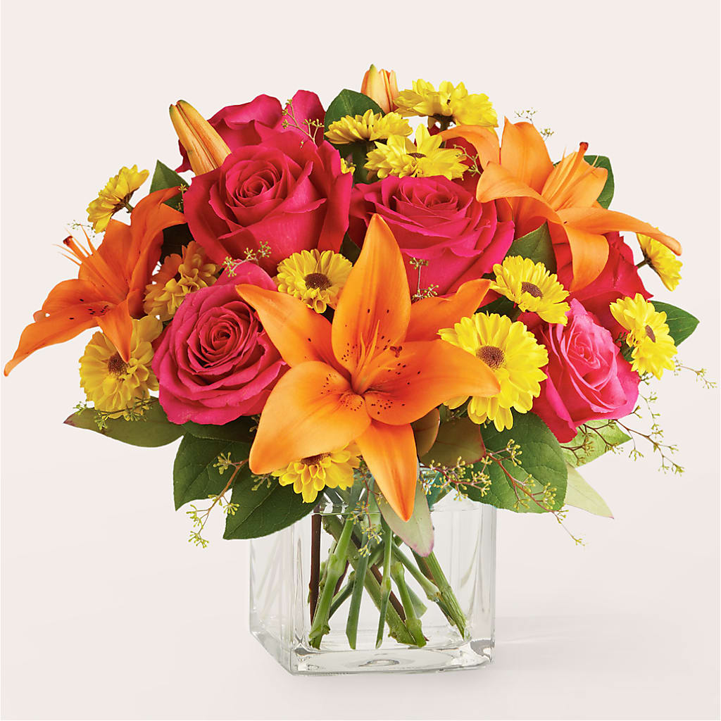 Neon Lights Bouquet – 175 MERCANTILE FLORAL & GIFT, Lake City IA