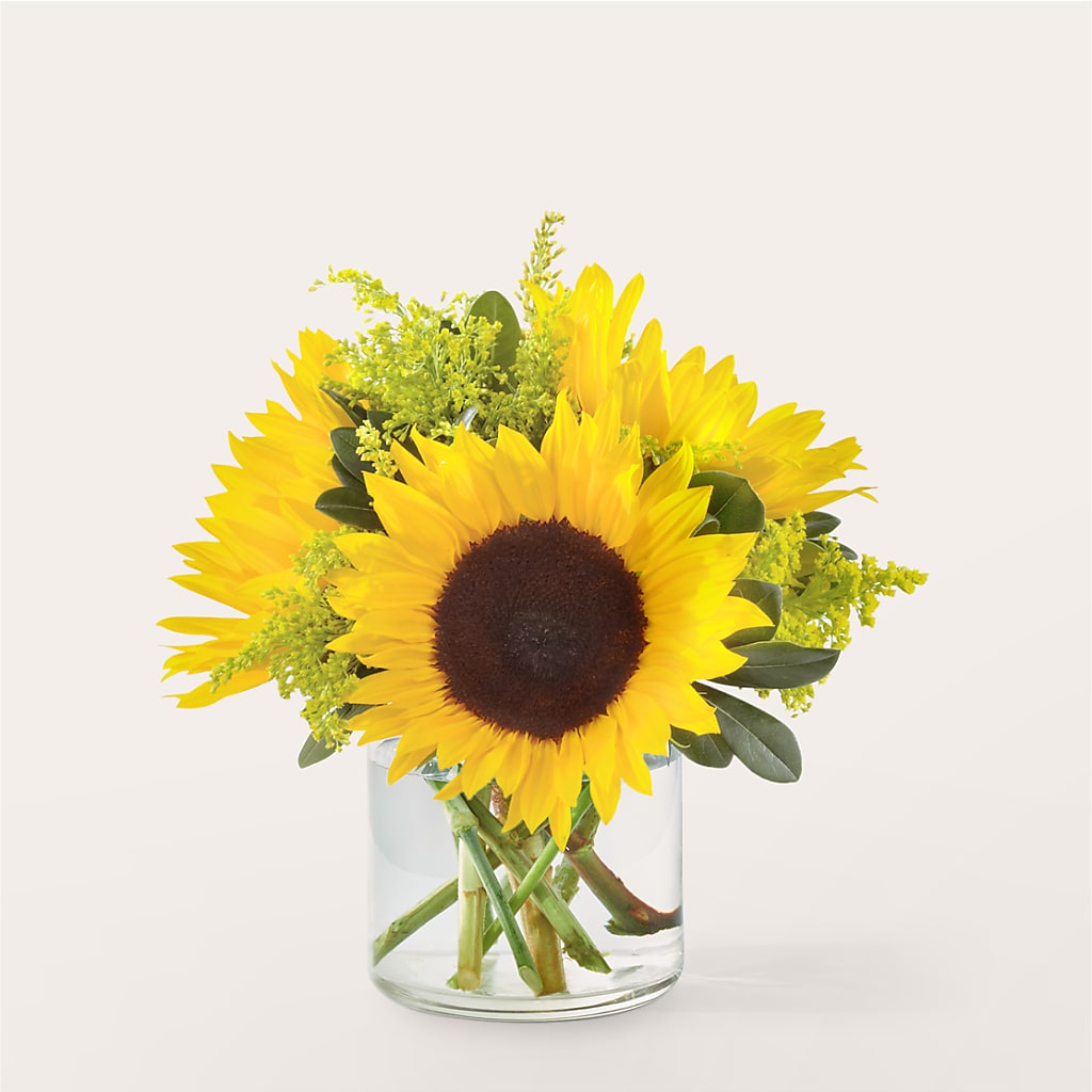 Beaming Sunflower Bouquet – 175 MERCANTILE FLORAL & GIFT, Lake City IA