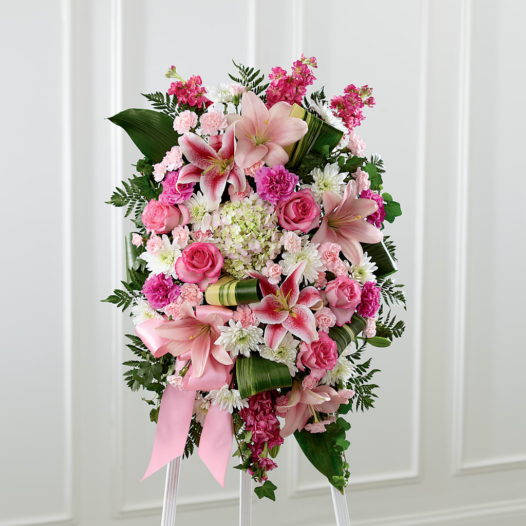 Comforting Standing Spray – 175 MERCANTILE FLORAL & GIFT, Lake City IA