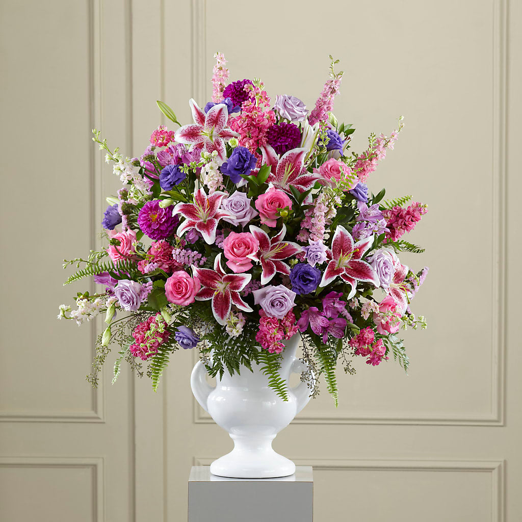 Peaceful Tribute Arrangement – 175 MERCANTILE FLORAL & GIFT, Lake City IA