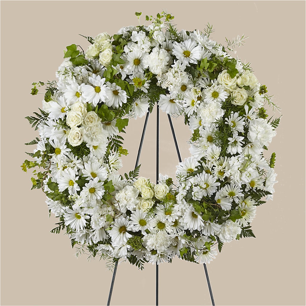 Faithful Wishes Wreath – 175 MERCANTILE FLORAL & GIFT, Lake City IA