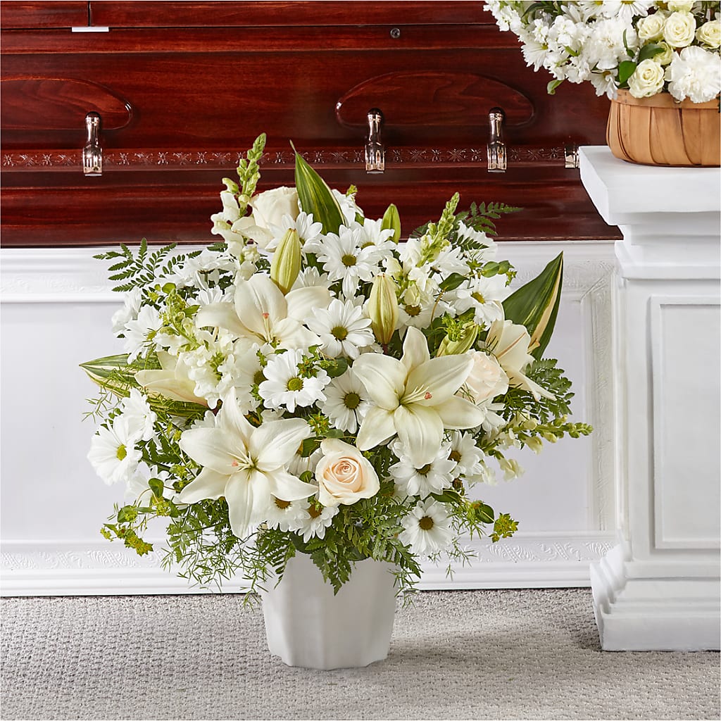 Thoughts of Tranquility Floor Basket – 175 MERCANTILE FLORAL & GIFT, Lake City IA
