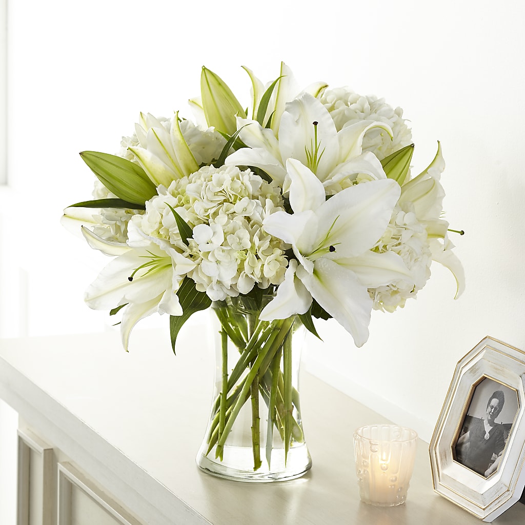 Compassionate Lily Bouquet – 175 MERCANTILE FLORAL & GIFT, Lake City IA