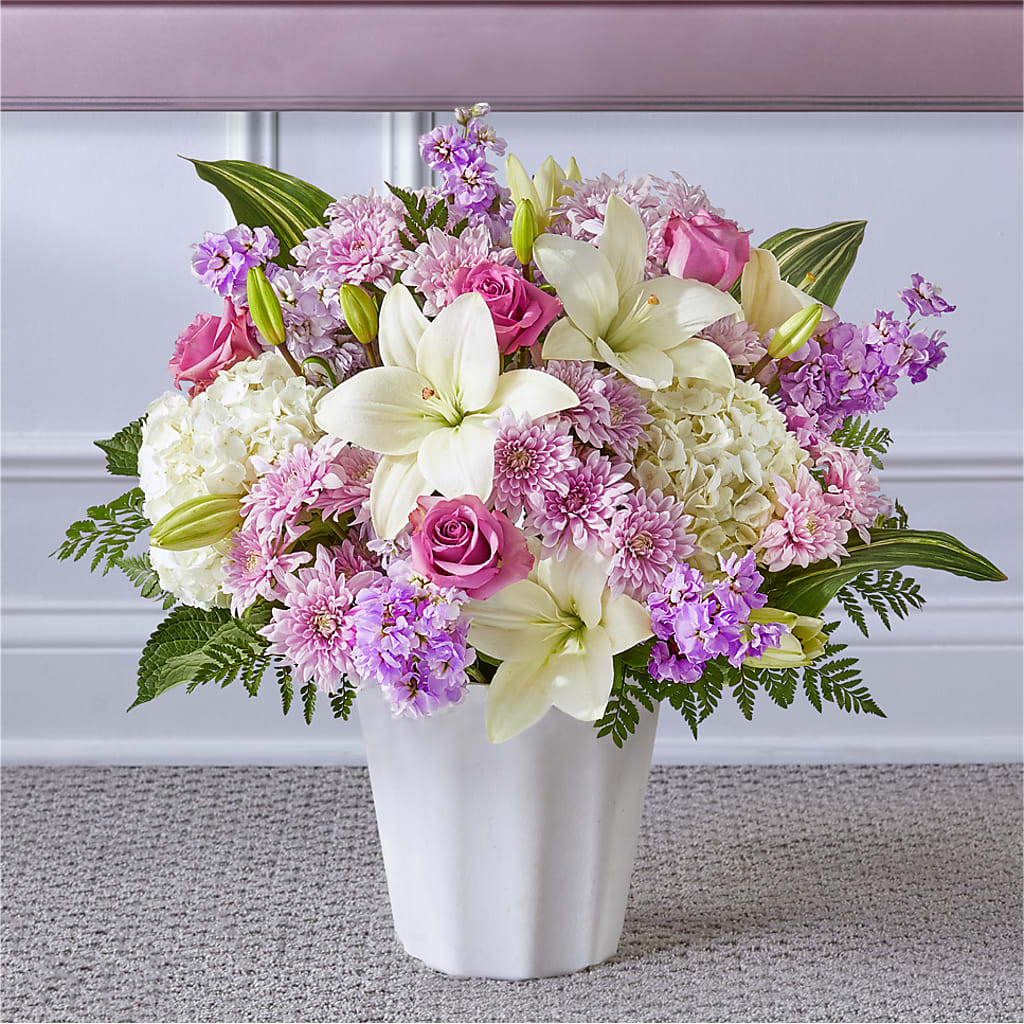 Heaven Sent Floor Basket – 175 MERCANTILE FLORAL & GIFT, Lake City IA