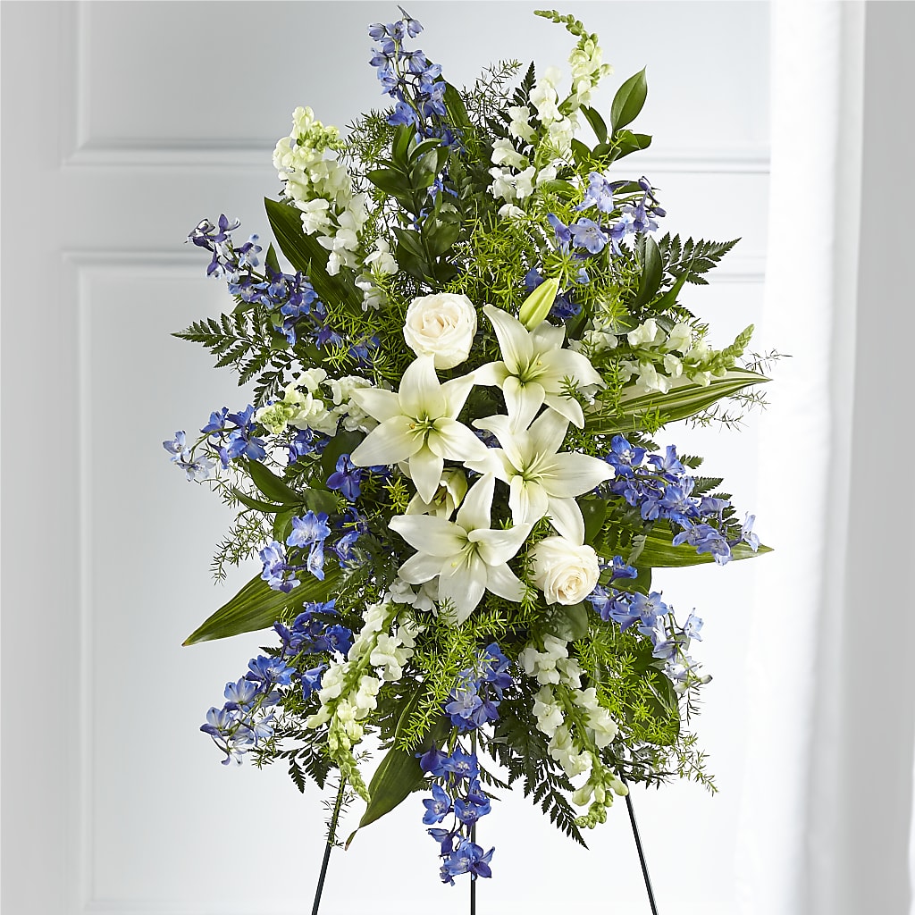 Faithful Friend Standing Spray – 175 MERCANTILE FLORAL & GIFT, Lake City IA