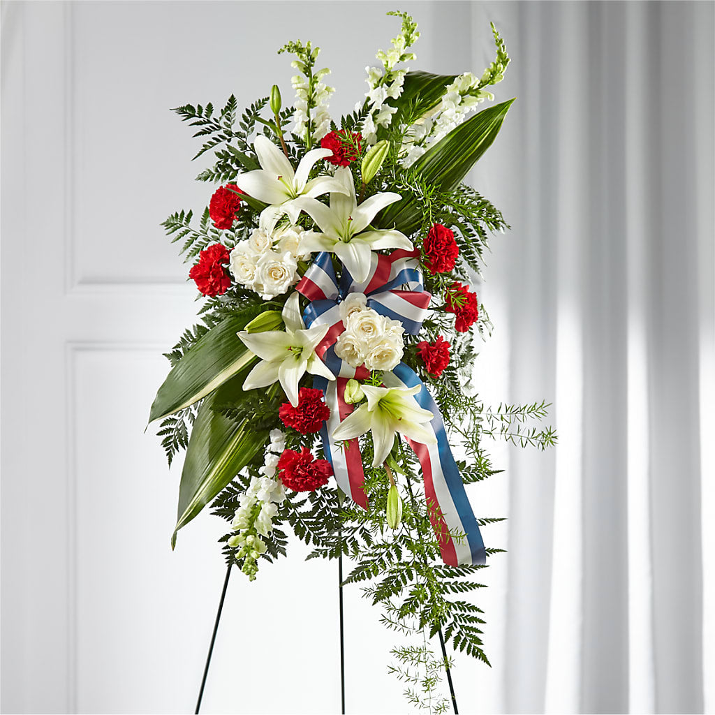 Stars of Life Standing Spray – 175 MERCANTILE FLORAL & GIFT, Lake City IA