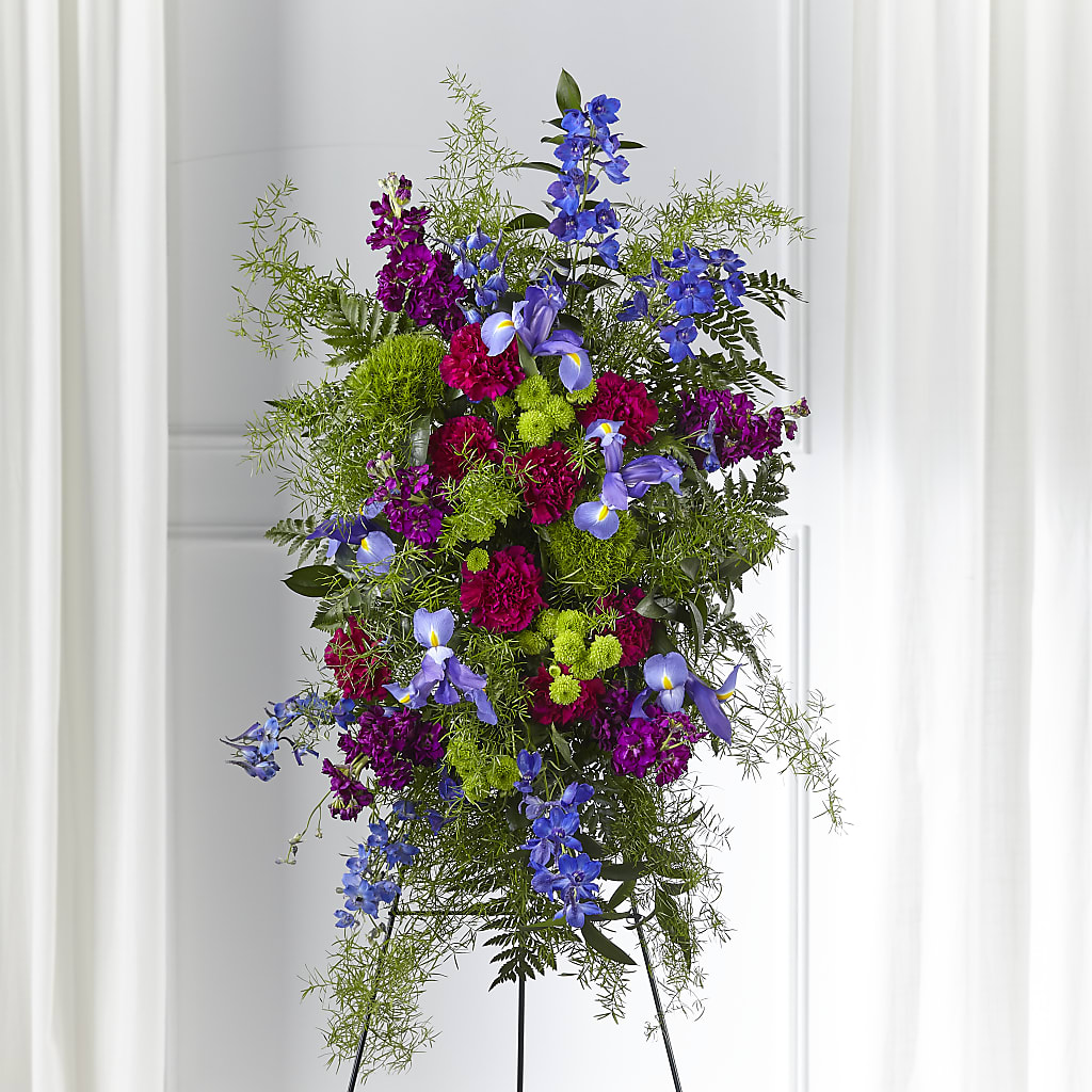 Heavenly Skies Standing Spray – 175 MERCANTILE FLORAL & GIFT, Lake City IA