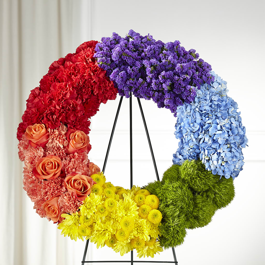 Circle of Love Wreath – 175 MERCANTILE FLORAL & GIFT, Lake City IA