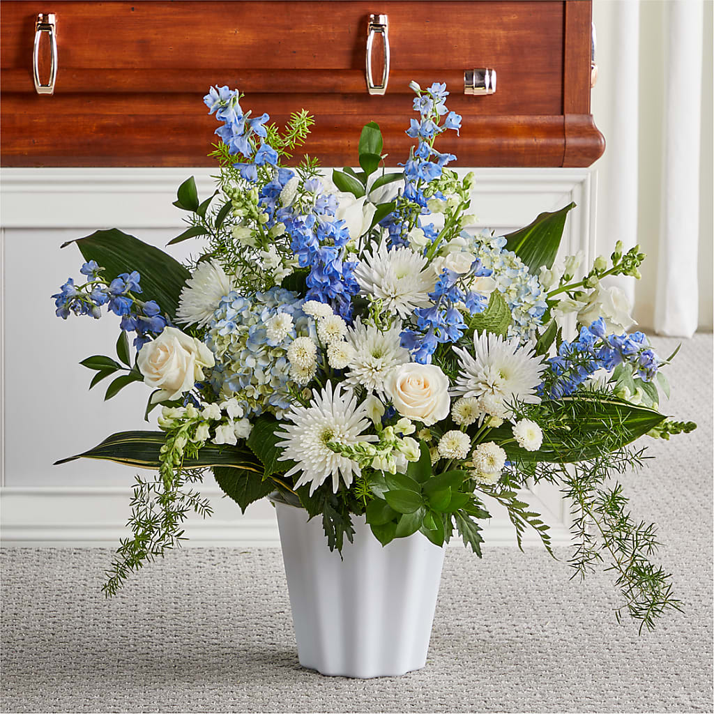 Everlasting Memories Floor Basket – 175 MERCANTILE FLORAL & GIFT, Lake City IA