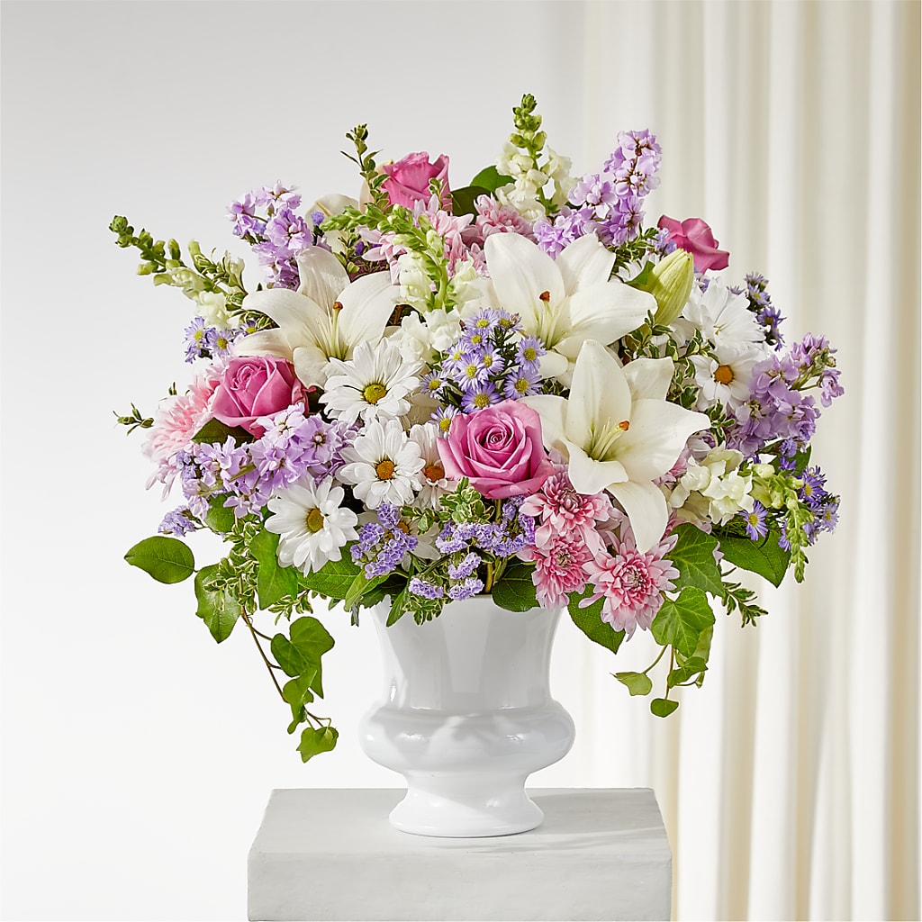 Remarkable Life Urn Arrangement – 175 MERCANTILE FLORAL & GIFT, Lake City IA
