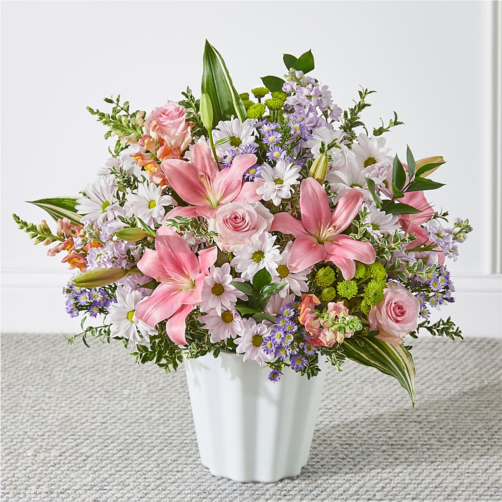 Abundant Compassion Floor Basket – 175 MERCANTILE FLORAL & GIFT, Lake City IA