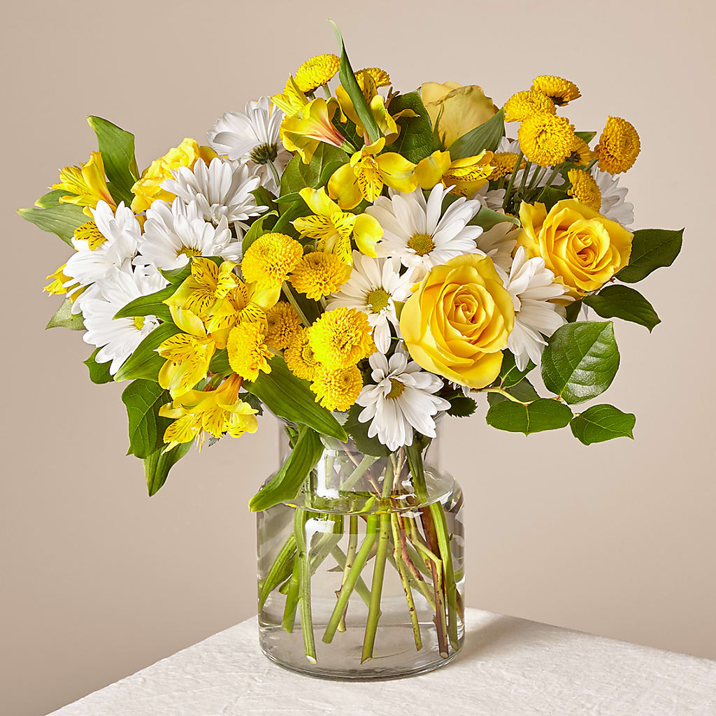 Sunny Sentiments Bouquet – 175 MERCANTILE FLORAL & GIFT, Lake City IA