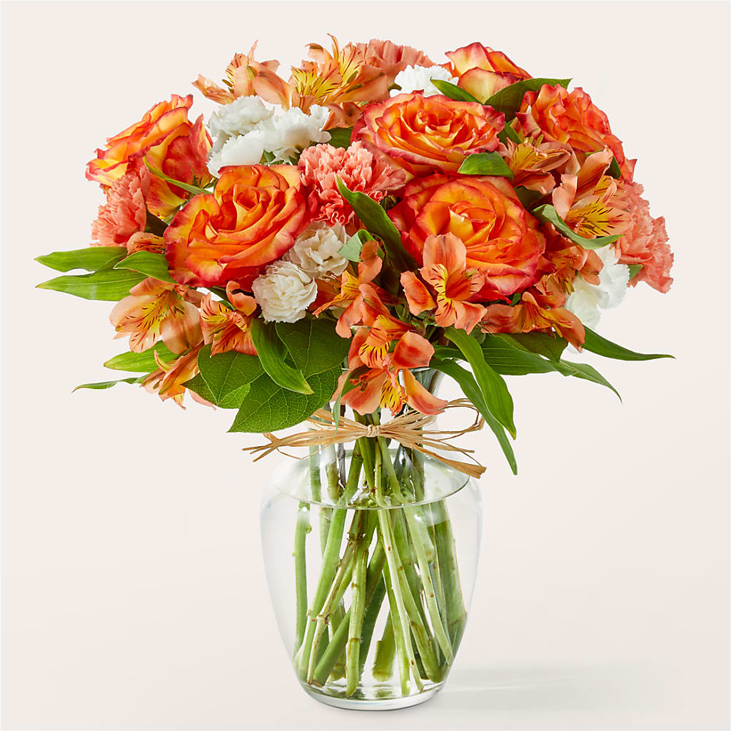 Apricot Glow Bouquet – 175 MERCANTILE FLORAL & GIFT, Lake City IA