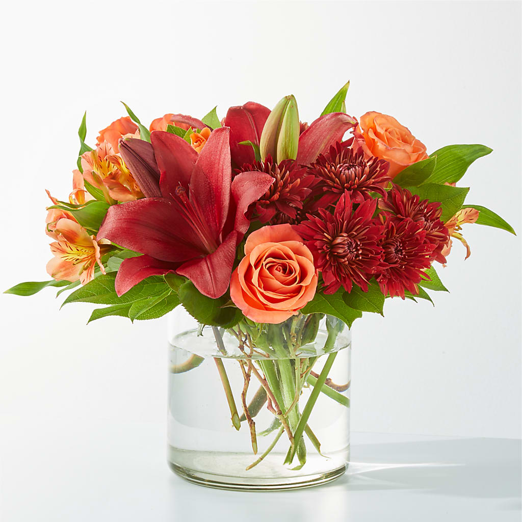 Crimson Leaves Bouquet – 175 MERCANTILE FLORAL & GIFT, Lake City IA