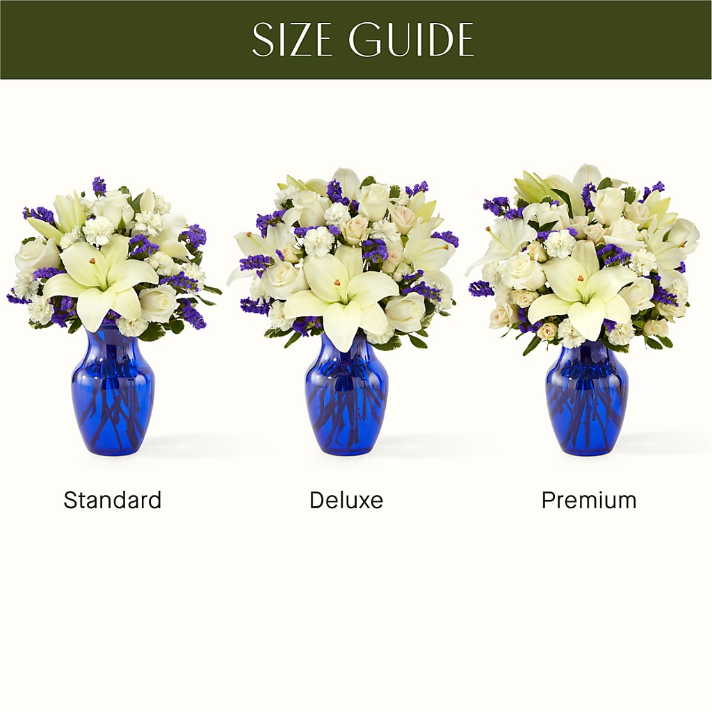 Sapphire Rush Bouquet – 175 MERCANTILE FLORAL & GIFT, Lake City IA
