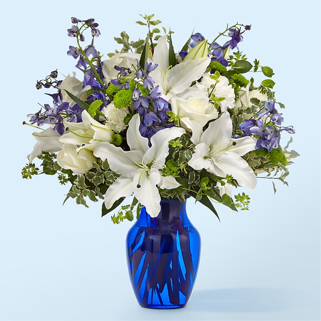 Santorini Bouquet – 175 MERCANTILE FLORAL & GIFT, Lake City IA