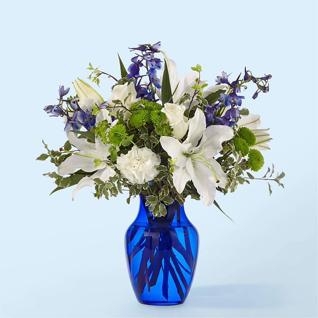 Santorini Bouquet – 175 MERCANTILE FLORAL & GIFT, Lake City IA