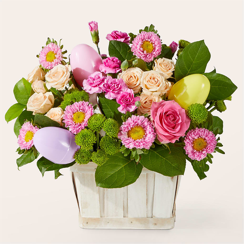 Get Eggcited Basket – 175 MERCANTILE FLORAL & GIFT, Lake City IA