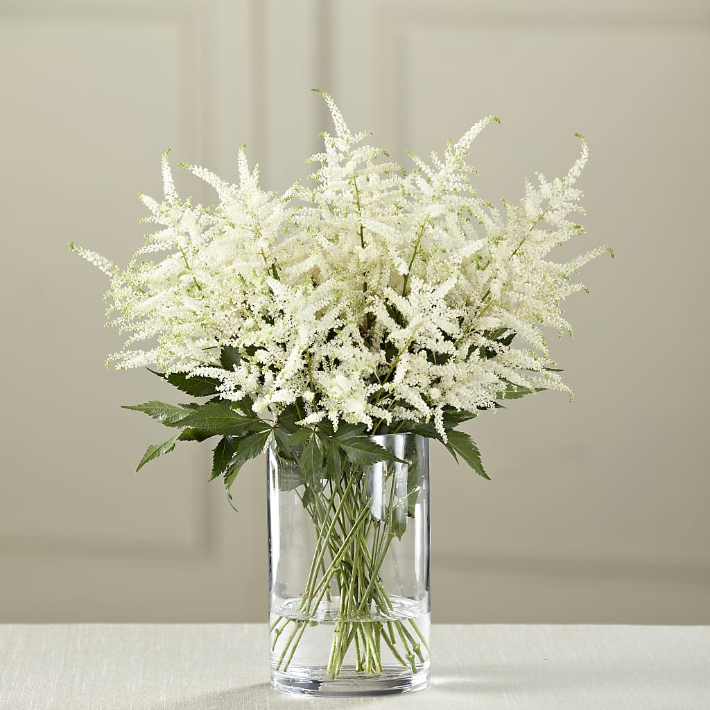 White Astilbe Bouquet – 175 MERCANTILE FLORAL & GIFT, Lake City IA