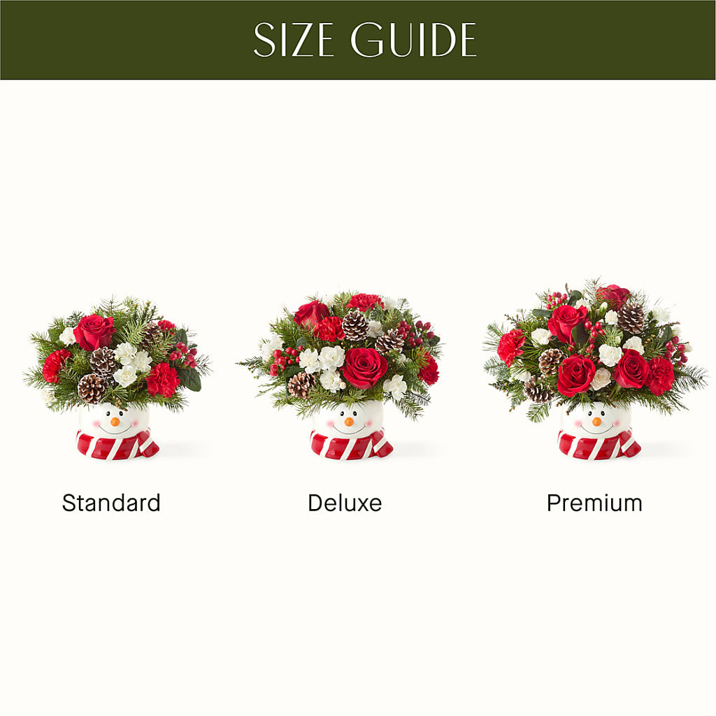 Jolly Snowman Bouquet – 175 MERCANTILE FLORAL & GIFT, Lake City IA