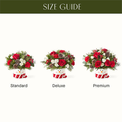 Jolly Snowman Bouquet – 175 MERCANTILE FLORAL & GIFT, Lake City IA