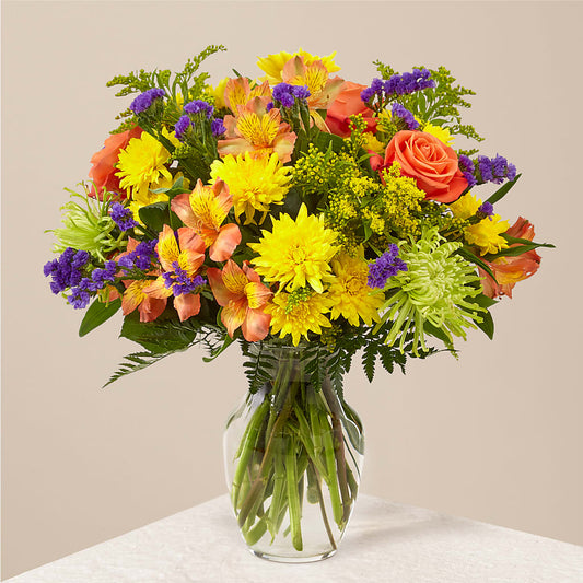 Marmalade Skies Bouquet – 175 MERCANTILE FLORAL & GIFT, Lake City IA