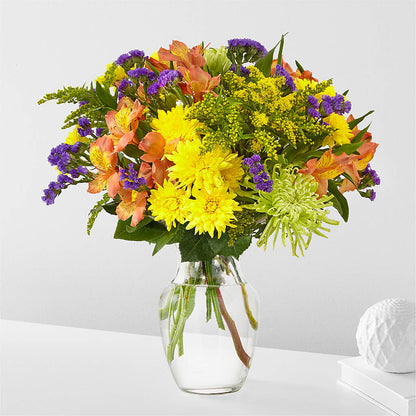 Marmalade Skies Bouquet – 175 MERCANTILE FLORAL & GIFT, Lake City IA