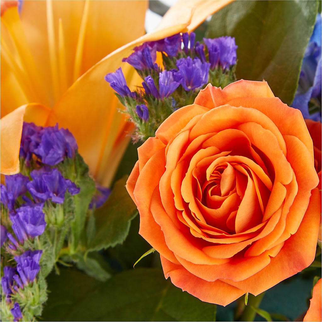 Radiant Citrus Box Bouquet – 175 MERCANTILE FLORAL & GIFT, Lake City IA