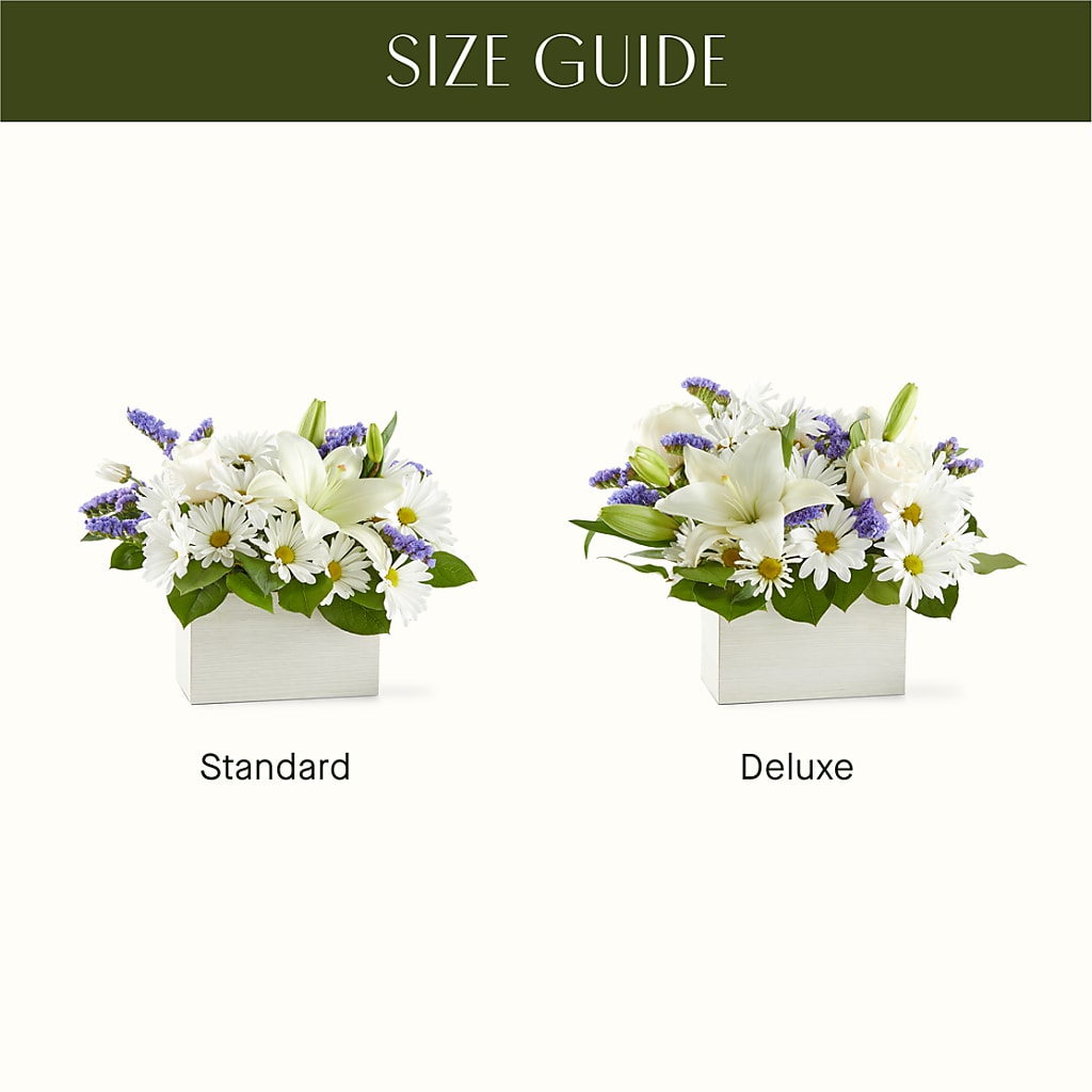 Beyond Blue Box Bouquet – 175 MERCANTILE FLORAL & GIFT, Lake City IA