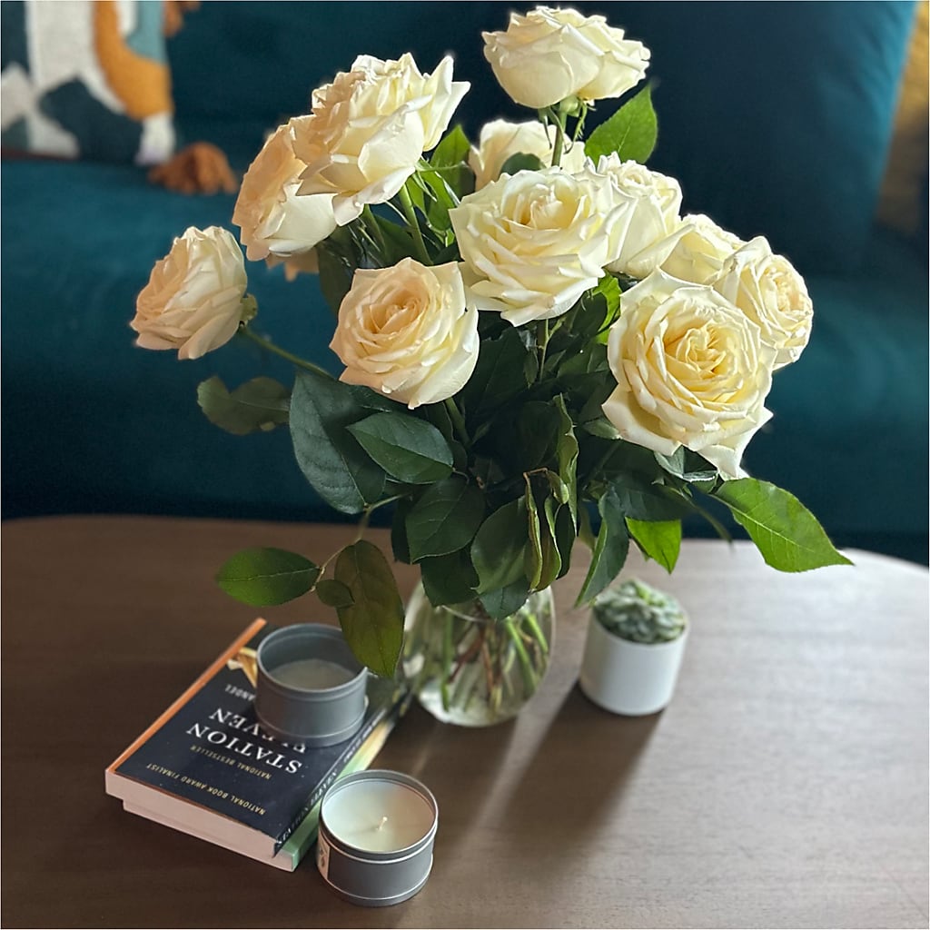 Long Stem Yellow Rose Bouquet – 175 MERCANTILE FLORAL & GIFT, Lake City IA