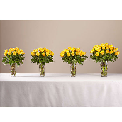 Long Stem Yellow Rose Bouquet – 175 MERCANTILE FLORAL & GIFT, Lake City IA