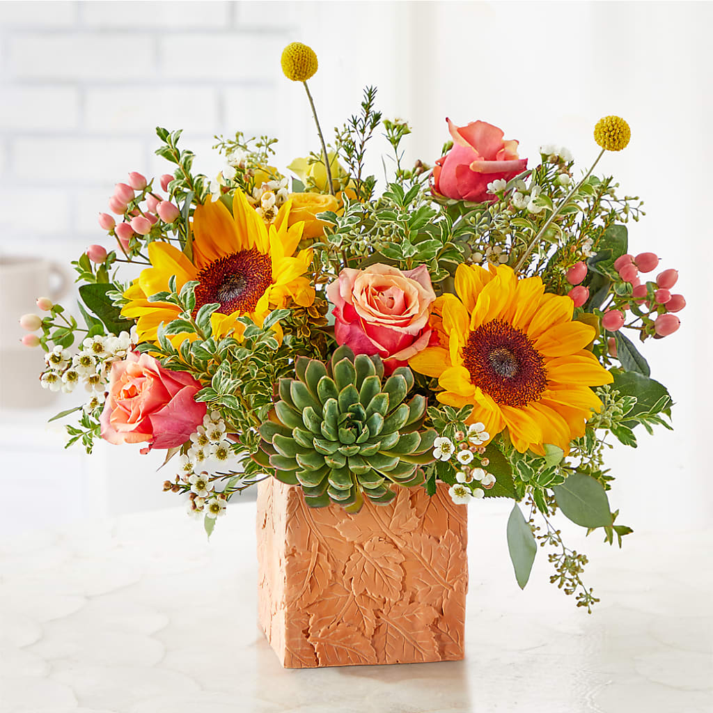 Sunflower Season Bouquet – 175 MERCANTILE FLORAL & GIFT, Lake City IA