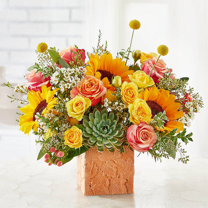 Sunflower Season Bouquet – 175 MERCANTILE FLORAL & GIFT, Lake City IA