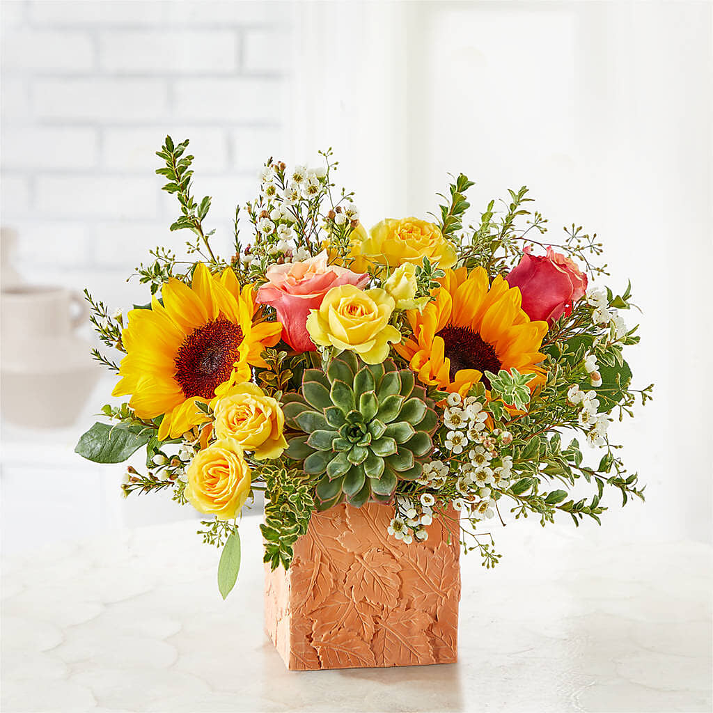 Sunflower Season Bouquet – 175 MERCANTILE FLORAL & GIFT, Lake City IA
