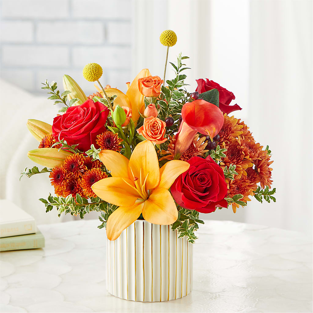 Scarlet Skies Bouquet – 175 MERCANTILE FLORAL & GIFT, Lake City IA