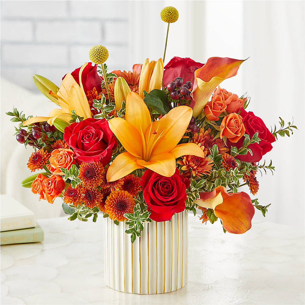 Scarlet Skies Bouquet – 175 MERCANTILE FLORAL & GIFT, Lake City IA