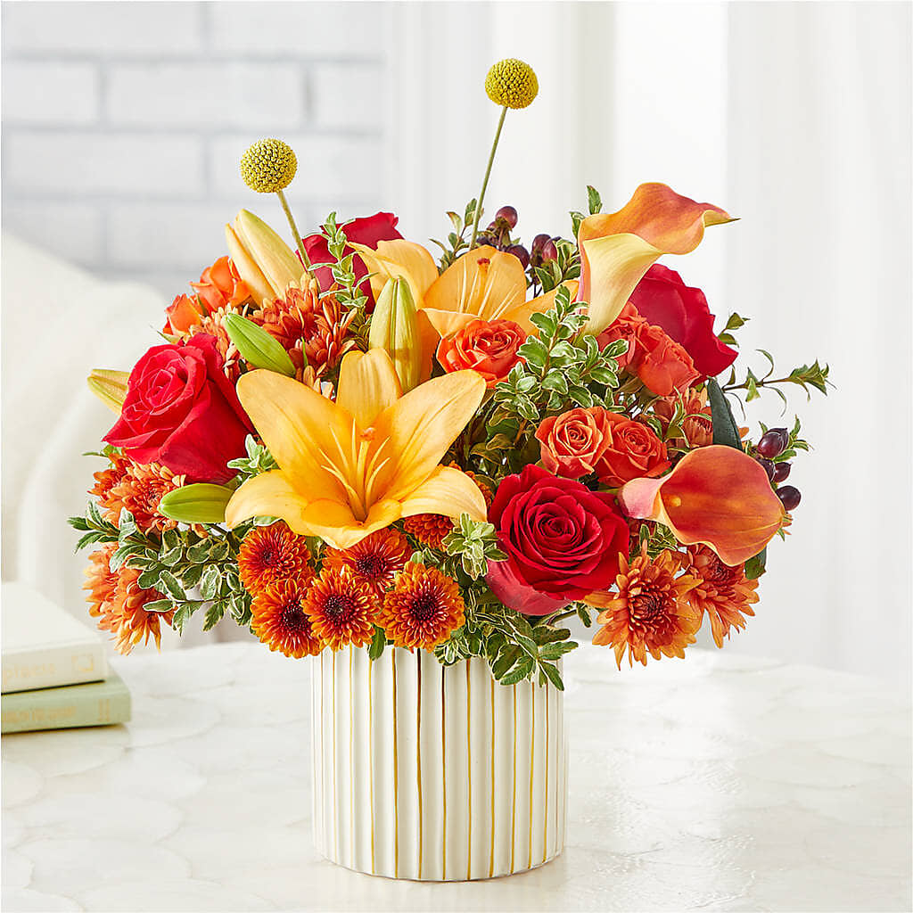 Scarlet Skies Bouquet – 175 MERCANTILE FLORAL & GIFT, Lake City IA